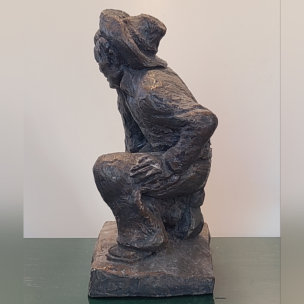 Rustic Cowboy Sculpture Set - Picture 11 of 16
